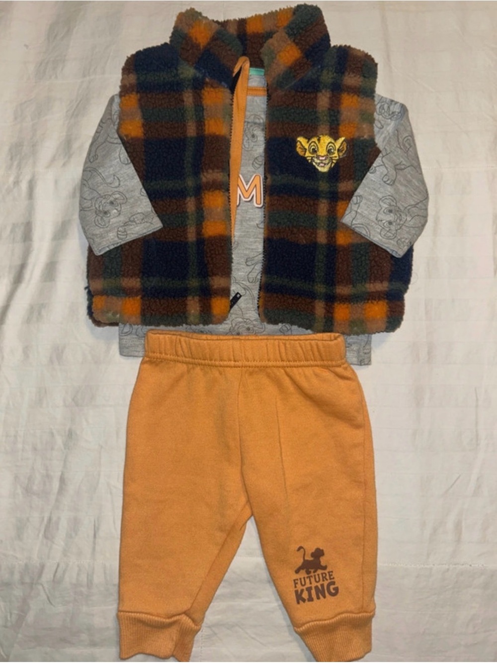 Disney Baby Simba Outfit 0/3 Months